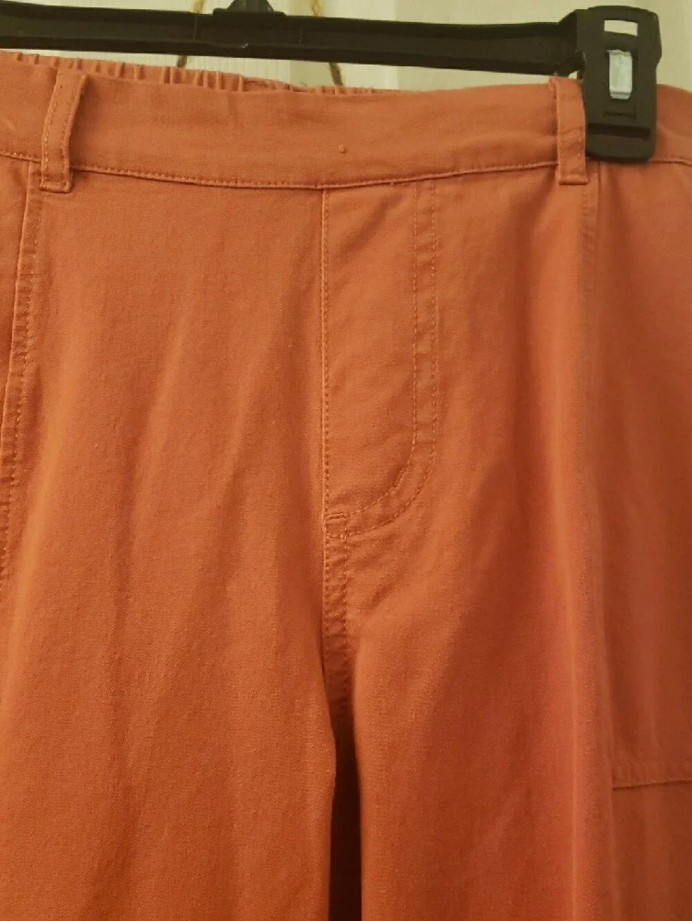 Any Body Cropped Cargo Pants in Rust Orange for Women